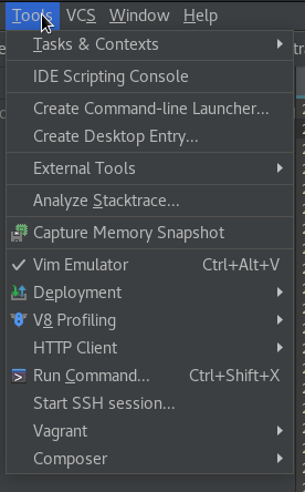 Select 'Tools', 'Create command line launcher...'
